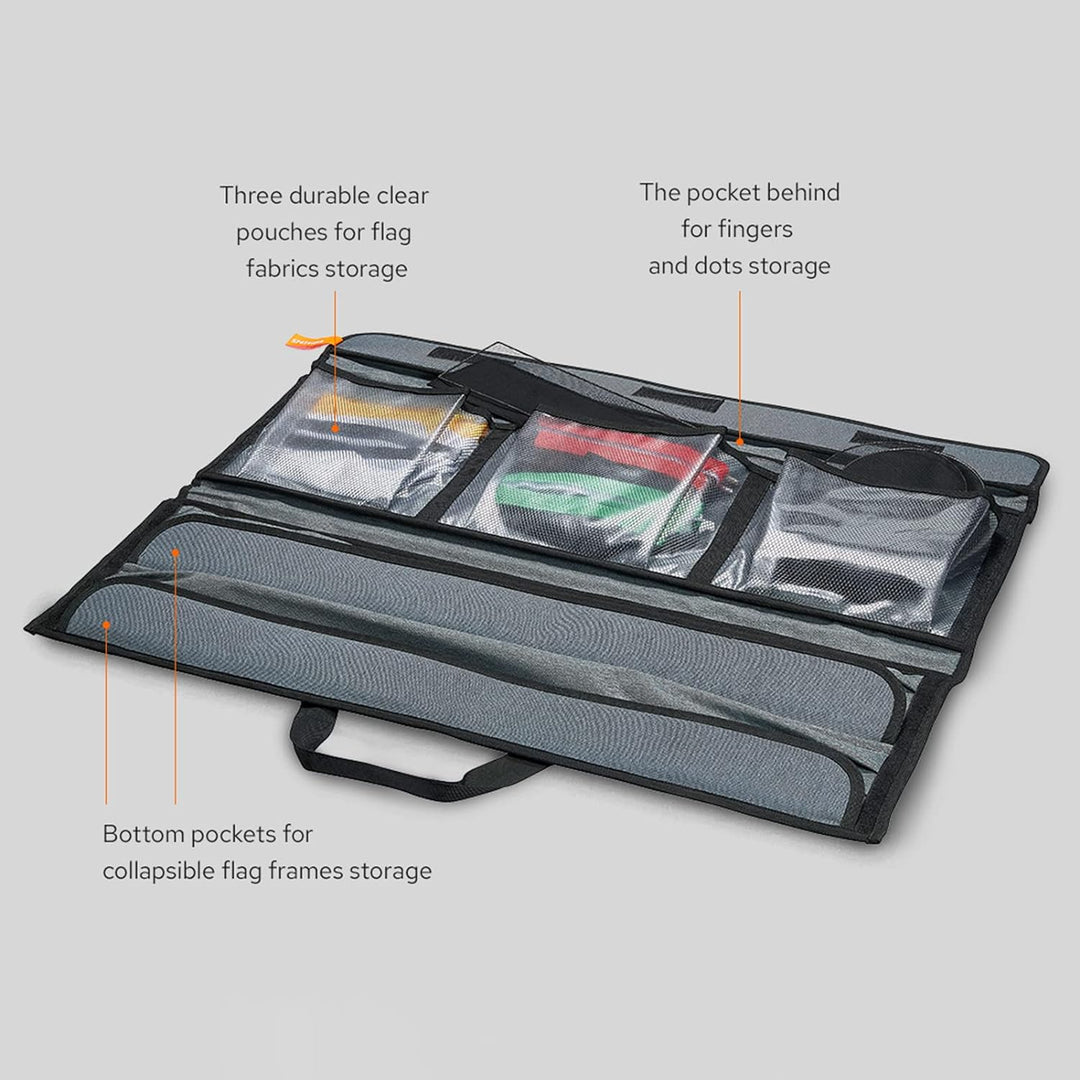 Godox SF6090 Faltbares Scrim-Flaggen-Kit mit 5 Flaggen 60 * 90 cm / 24 * 36 Zoll zum Formen, Blockie