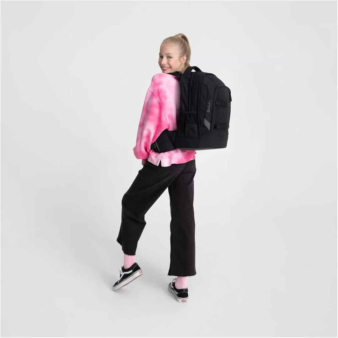 Satch Unisex Kinder Satch Pack Schulrucksack Schulranzen (1er Pack) Einheitsgrösse Blackjack - Schwa