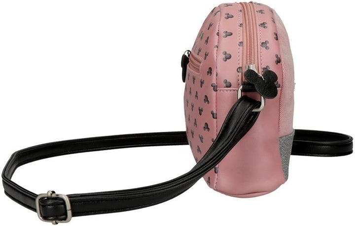 Disney Mickey The Blogger Umhängetasche Rosa 20,5x16,5x6 cms PVC und Polyester, Umhängetasche