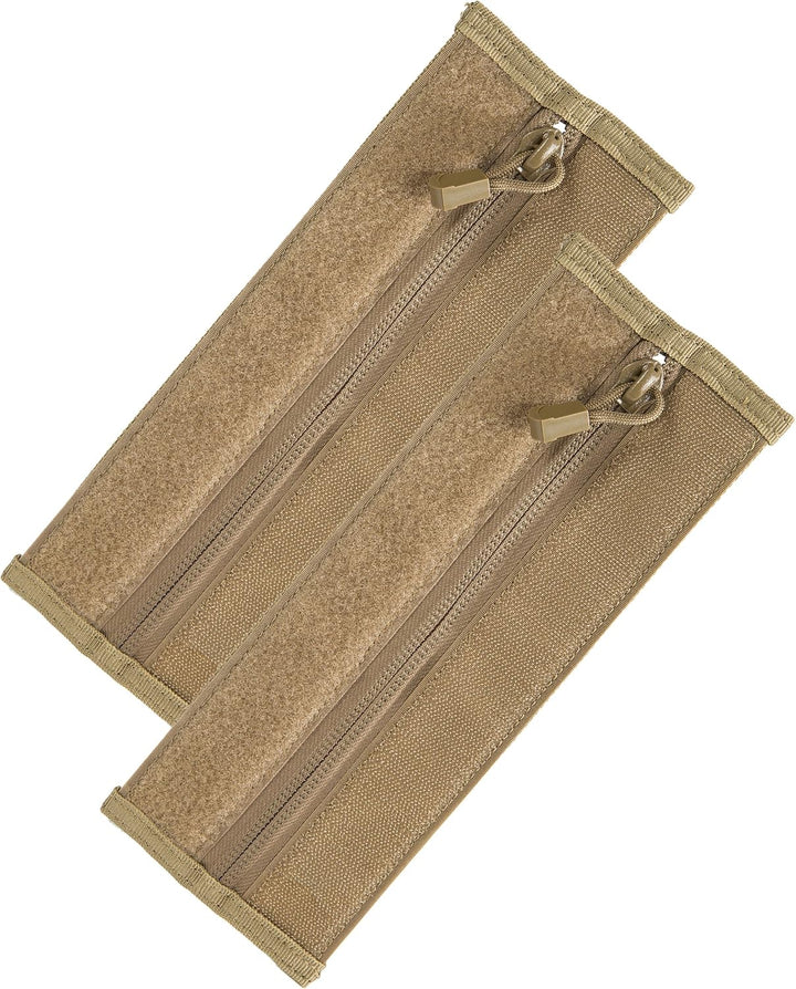 Condor Vanquish Armor System Zubehör Reissverschluss Streifen, 2 Stück pro Pack Coyote Brown, Coyote