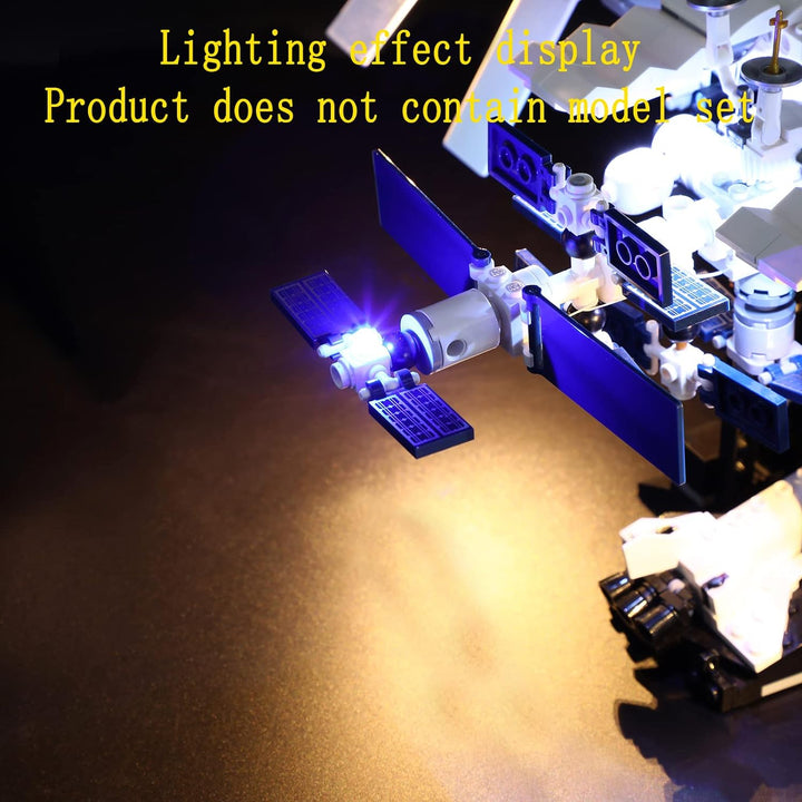 GEAMENT LED Licht-Set (Fernbedienung) Kompatibel mit Lego Internationale Raumstation - Beleuchtungss