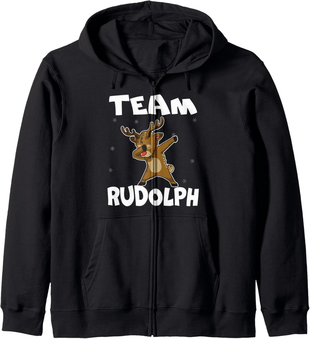 Team Rudolph Funny Xmas Dab Reindeer Deer Lover Gift Design Kapuzenjacke