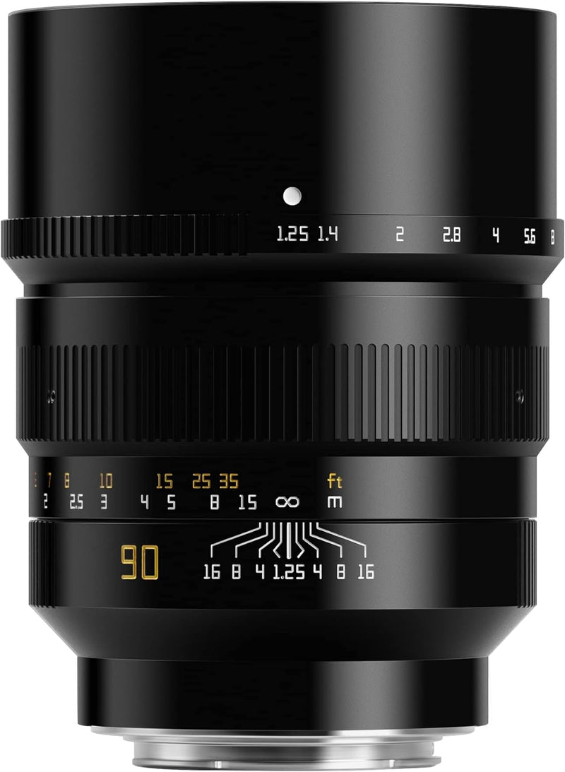 TTArtisan 90mm F1.25 Camera Lens for Sony E-Mount Favored Focal Length for Portraiture