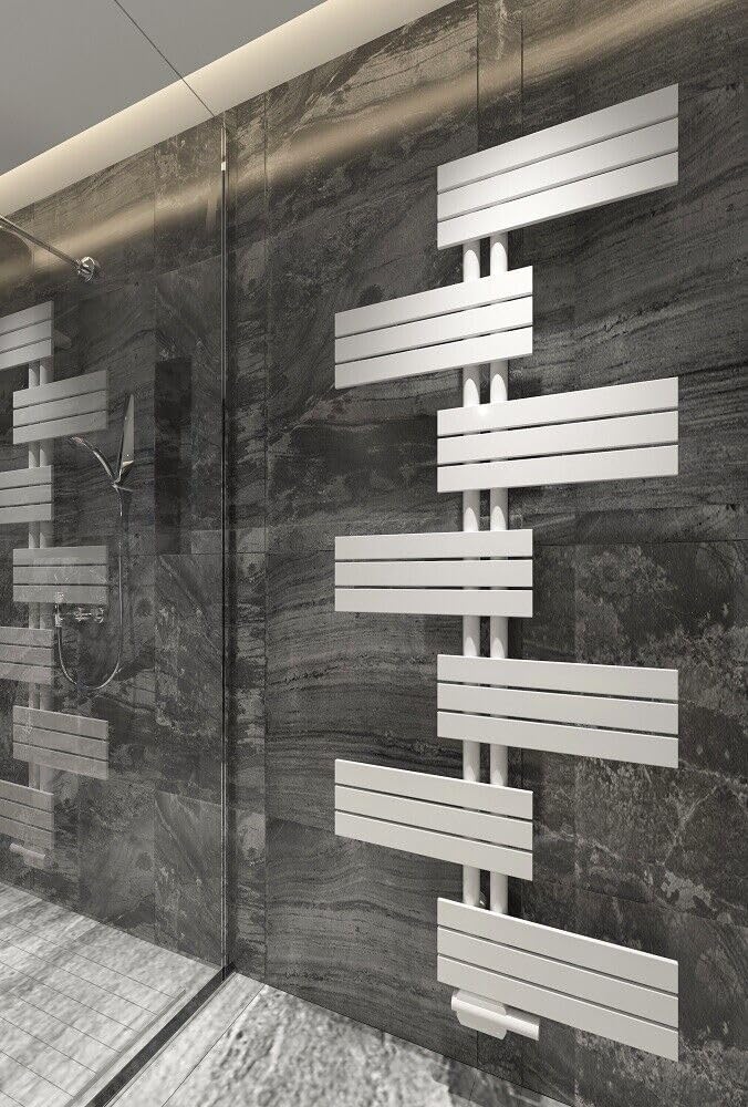 MCHeat® Handtuchheizkörper Badheizkörper Design Heizkörper Flach Vertikal Anthrazit 500x1150 mm | Ha