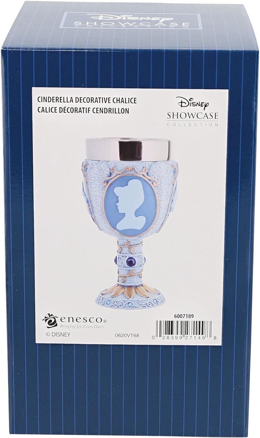 ENESCO Disney Showcase Cinderella Castle Dekorativer Kelch, 18 cm, Mehrfarbig, 6007189