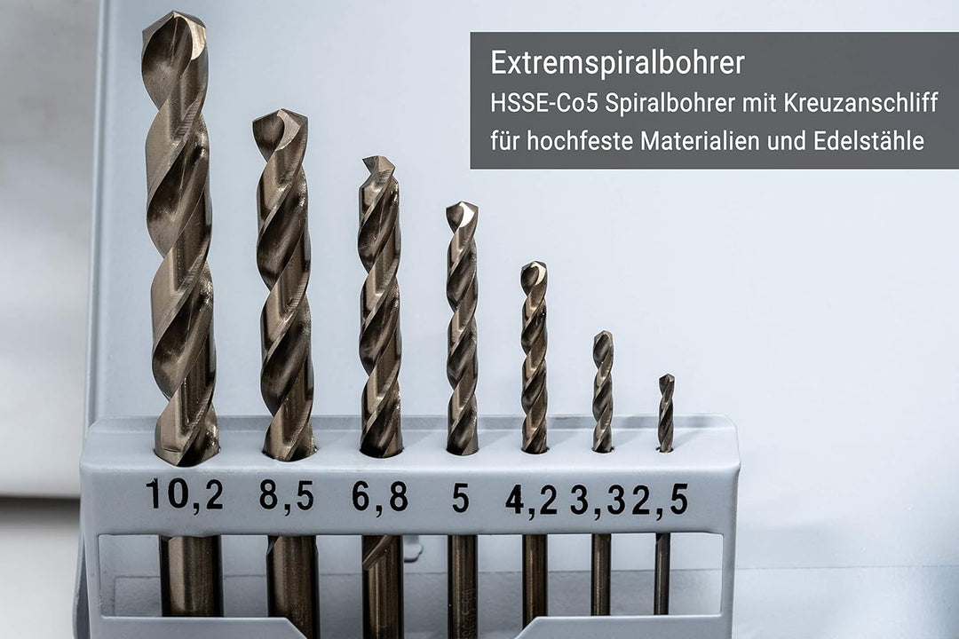 BAER Gewindeschneider Set HSSE EDELSTAHL Handgewindebohrer - Schneideisen - Werkzeuge : M 3-12 - Gew