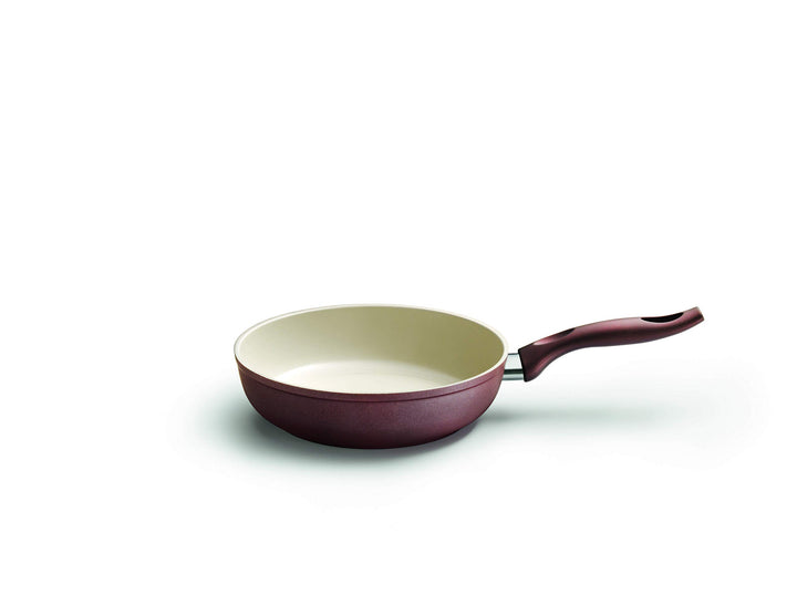 Kelomat, 3527-365, Pfanne rund 24cm, CERAMIC INDUCTION BRAUN, Durchmesser 24 cm, Edelstahl, Keramikb