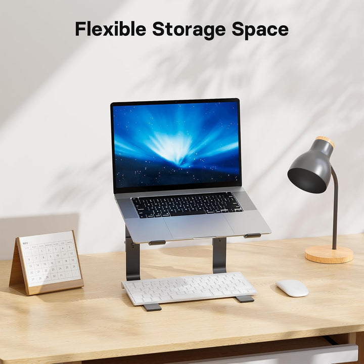 BONTEC Laptop Ständer, Laptop Stand Höhenverstellbar, Ergonomische Laptop Halterung, Kompatibel mit