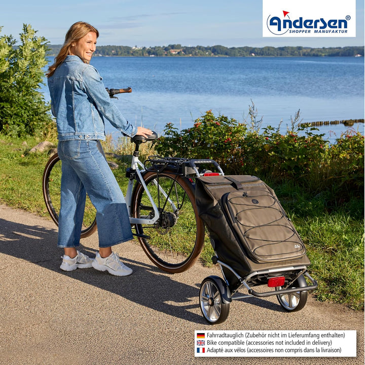 ANDERSEN Einkaufstrolley - Royal Sh. Plus Fado 3.0 Oliv, Oliv
