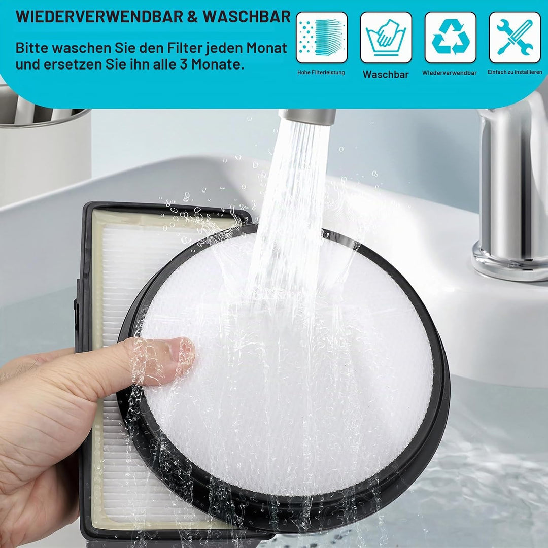 4 x Staubsauger Filter für Rowenta Silence Force Cyclonic RO7649EA RO7689EA RO7647EA RO7663EA RO7676