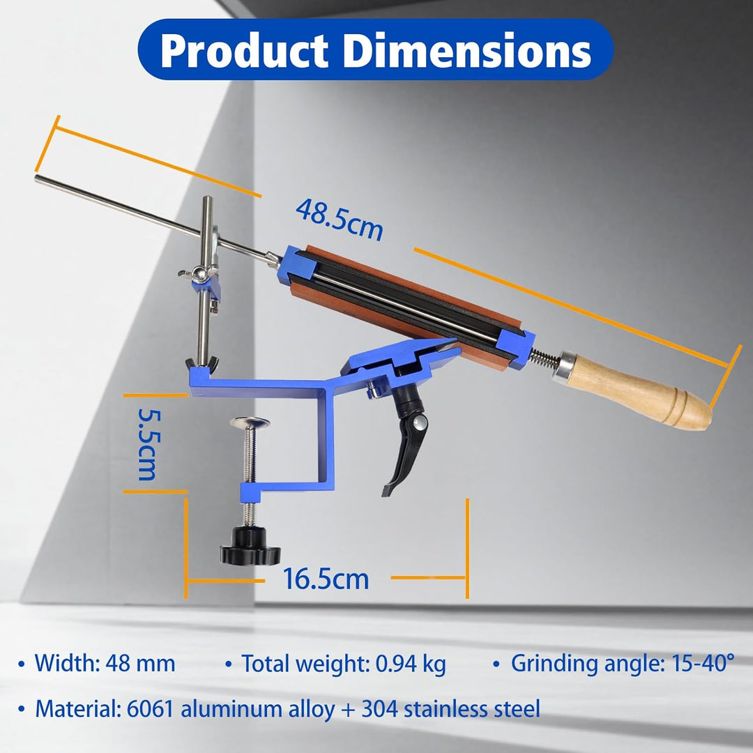 Professionelle 360 Flip Messerschärfer Werkzeug, Fixed Angle Küchenmesser Schärfen Tool Kit mit Quic