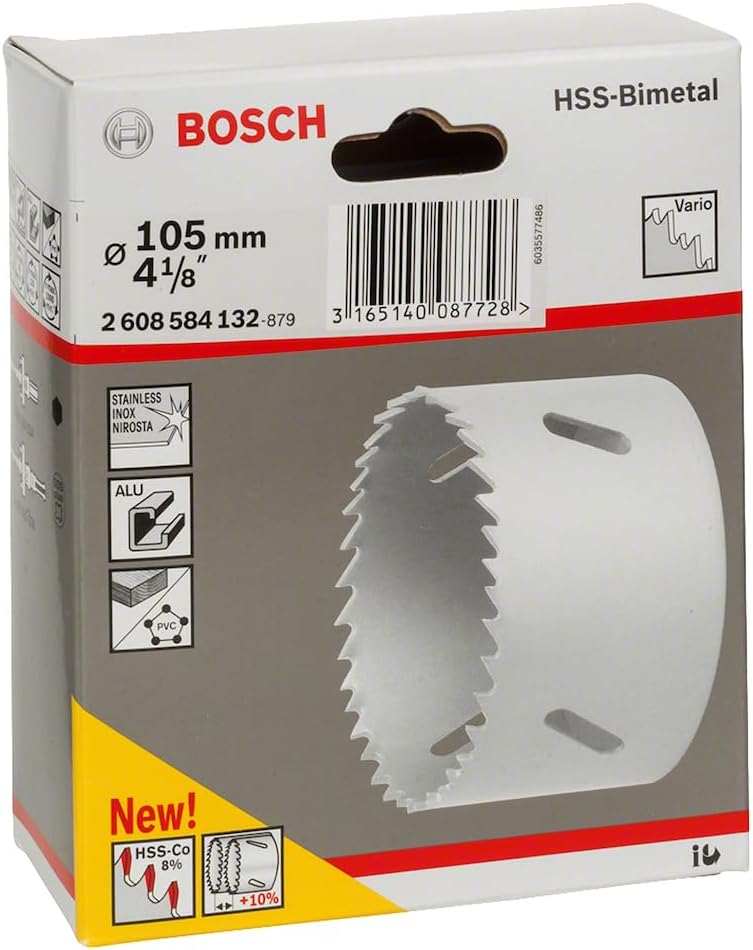 Bosch Accessories Bosch Professional 1x Lochsäge HSS Bimetall für Standardadapter (für Metall, Alumi