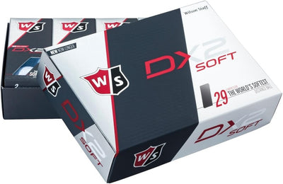 Wilson Staff Golfbälle, Anfänger, Dx2 SOFT Weiss Einheitsgrösse, Weiss Einheitsgrösse