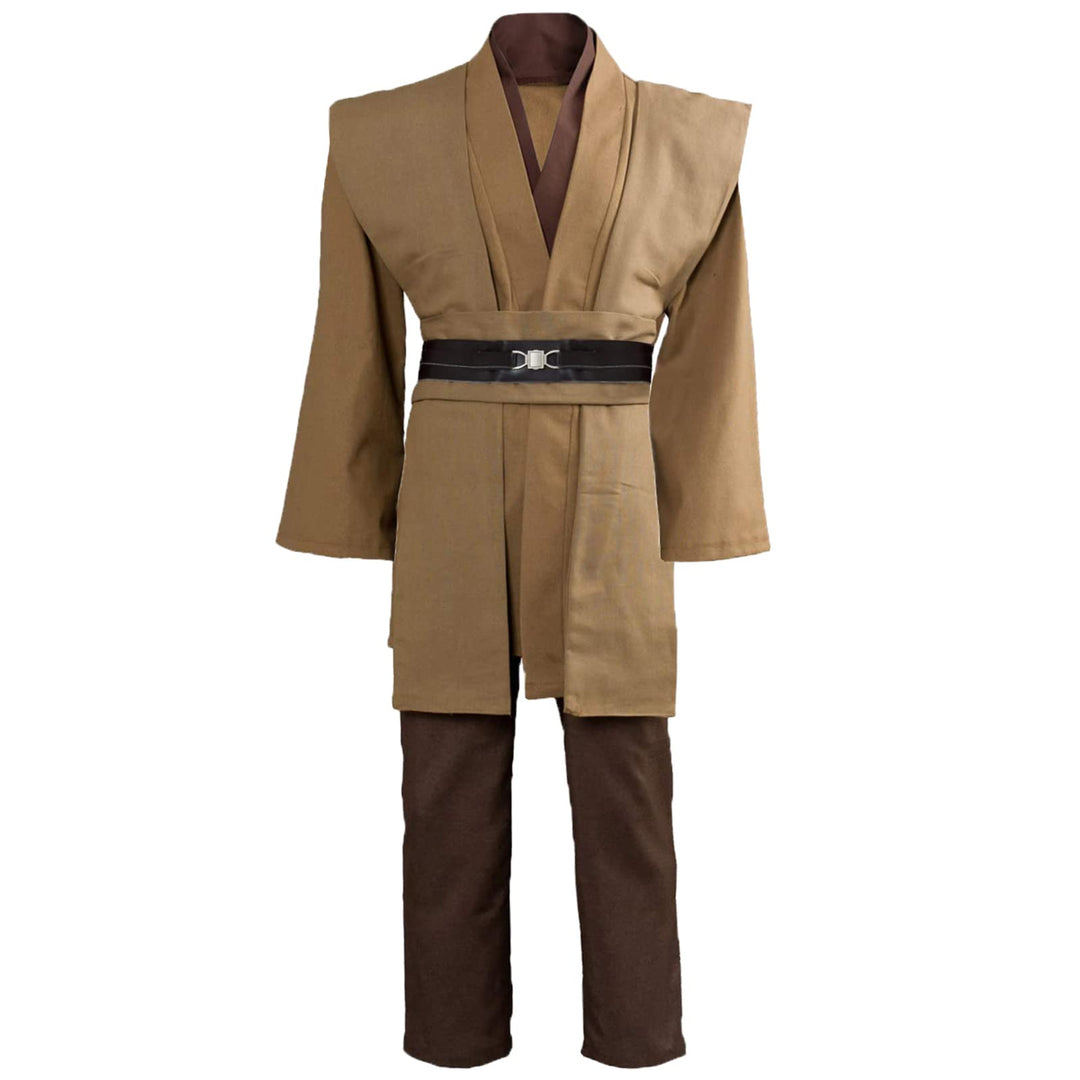 Bichingda Herren-Tunika, Ritterkostüm, Kapuzenrobe, Uniform, Cosplay, Komplettes Halloweenkostüm-Set