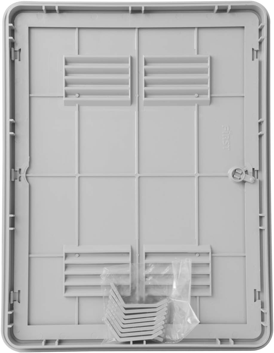 Die Belüftung sig3040g-y Revisionsklappe Gas aus ABS, grau, 335 x 435 mm Grau 335 x 435 mm Einbau-GA