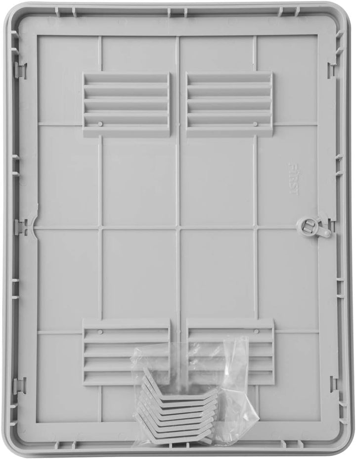 Die Belüftung sig3040g-y Revisionsklappe Gas aus ABS, grau, 335 x 435 mm Grau 335 x 435 mm Einbau-GA
