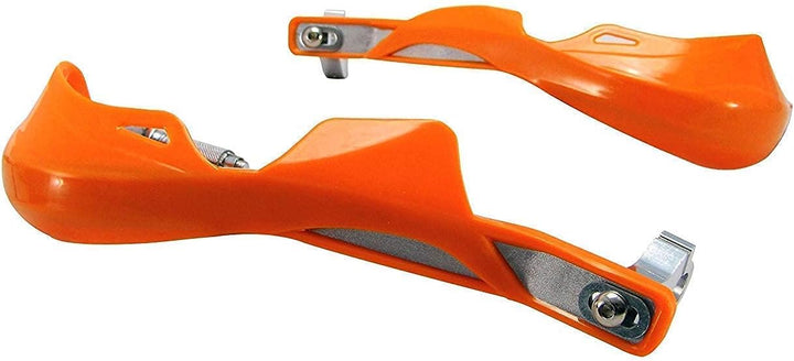 Orange Universelles Motorrad Aluminium Einsatz/Plastik Handschutz - 7/8 (22mm)