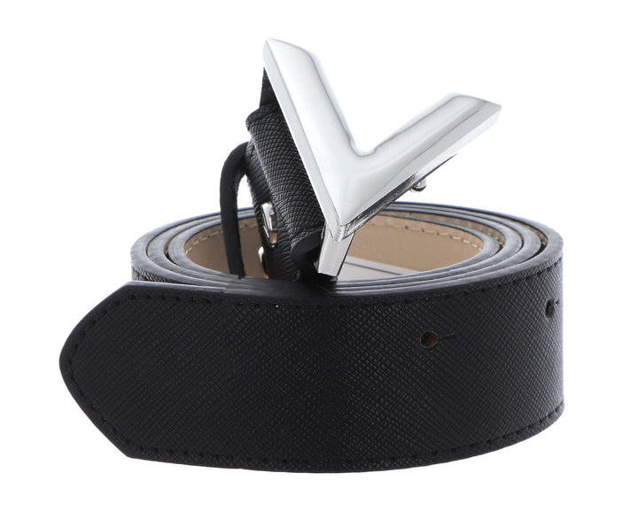 VALENTINO Belt W100 Nero / Argento - kürzbar
