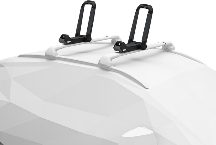 Thule 849000 Hull-a-Port Aero Kajakträger auf Dem Dach für 1 Kajak, Schwarz, 1 Kayak