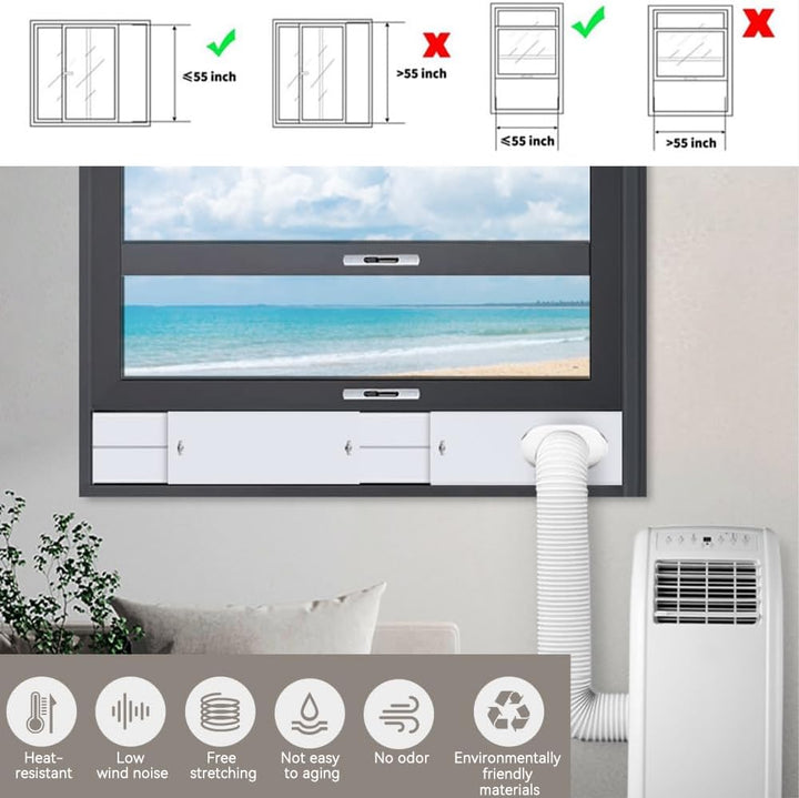 Fensterabdichtung Klimaanlage, Klimaanlage Fensterabdichtung Rolladen, Türabdichtung für Mobile Klim