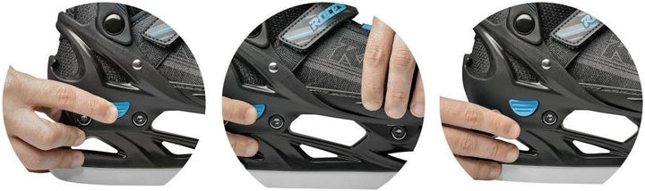 Roces Kinder Jokey Ice 2.0 Girl Verstellbarer Schlittschuh, black-fuchsia, 38-41 EU