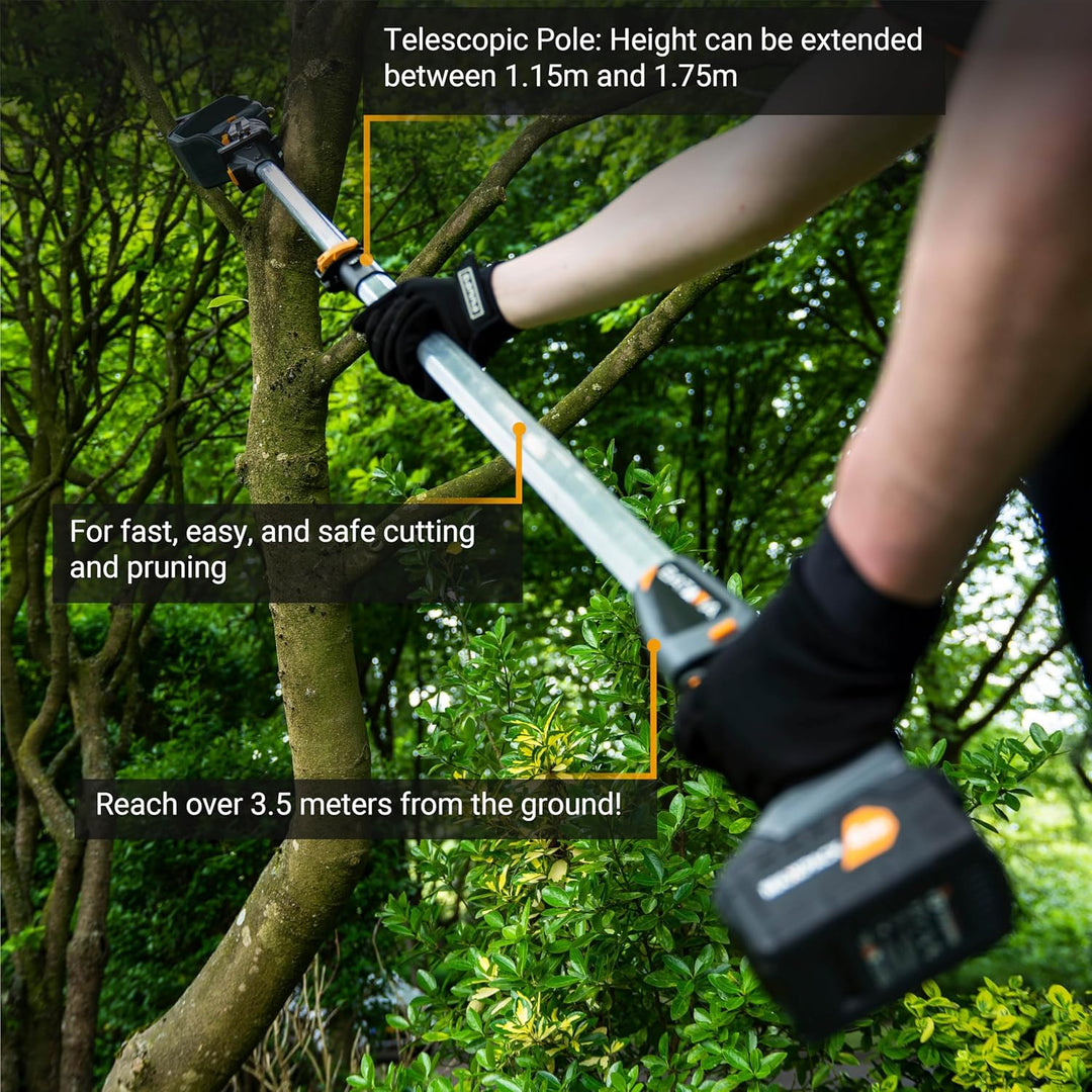 18V Teleskopstiel 1,15–1,75 m – für 18V Nexxsaw & 18V Nexxcut