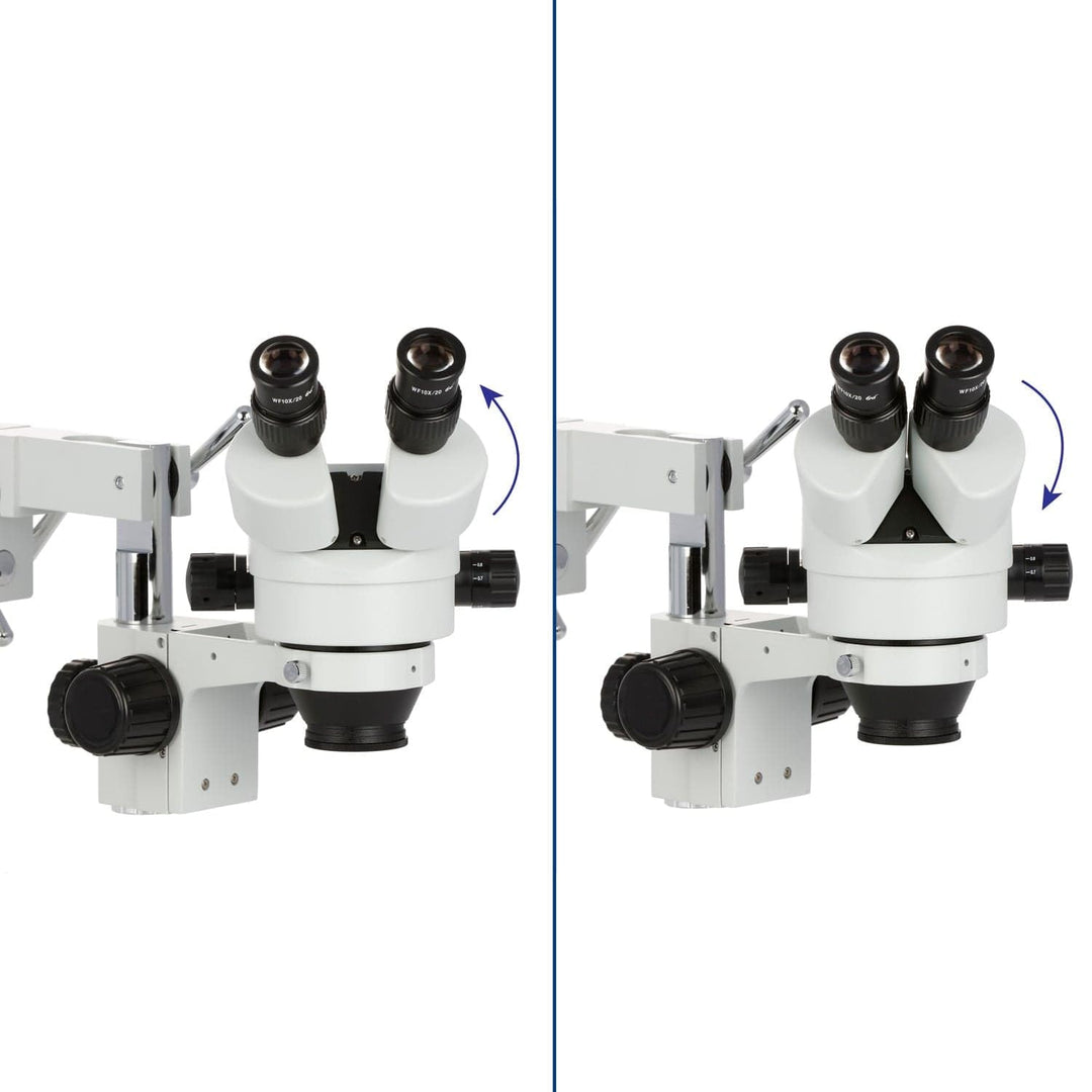 AmScope SM-4BZ-80S Inspektion des Zoom-Vergrösserungsschaltkreises Stereomikroskop mit 80 LED-Licht,