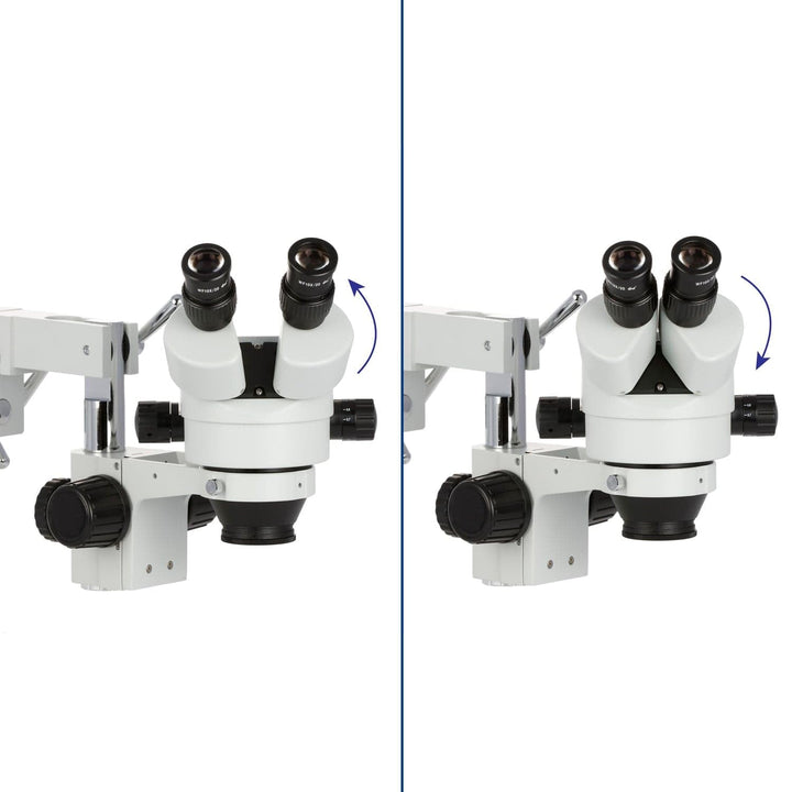 AmScope SM-4BZ-80S Inspektion des Zoom-Vergrösserungsschaltkreises Stereomikroskop mit 80 LED-Licht,