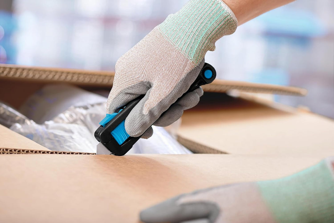 MARTOR Sicherheitsmesser mit Klingeneinzug, SECUPRO MAXISAFE, Profi Cuttermesser, Leicht, Kunststoff