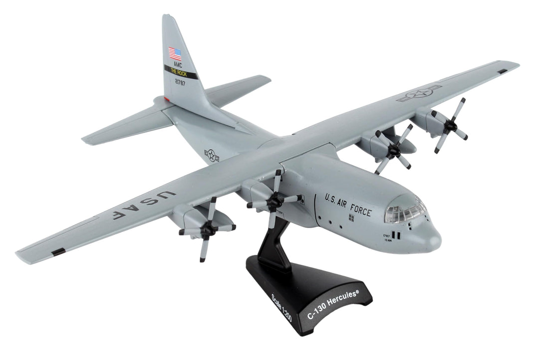 Daron Worldwide Trading Postage Stamp USAF C-130 1/200 Spare 617 Airplane Model