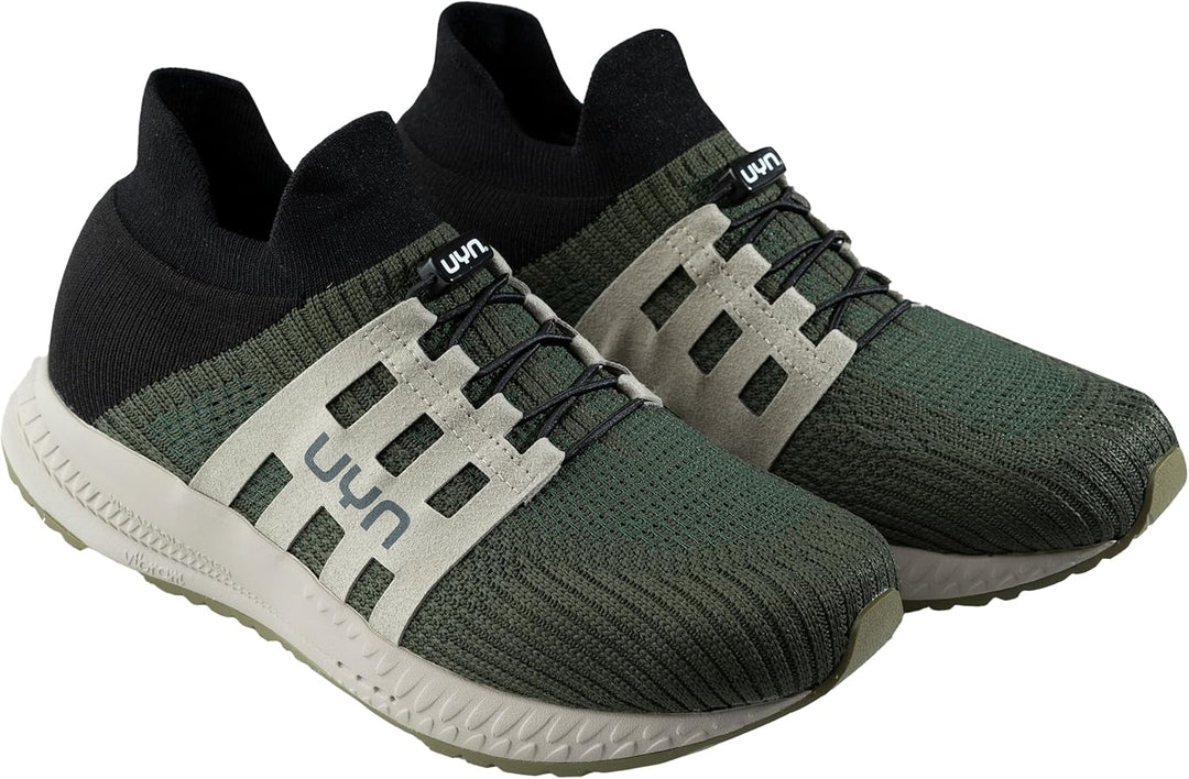 UYN Herren Nature Tune Vibram Sneaker 47 EU Militär Schwarz, 47 EU Militär Schwarz