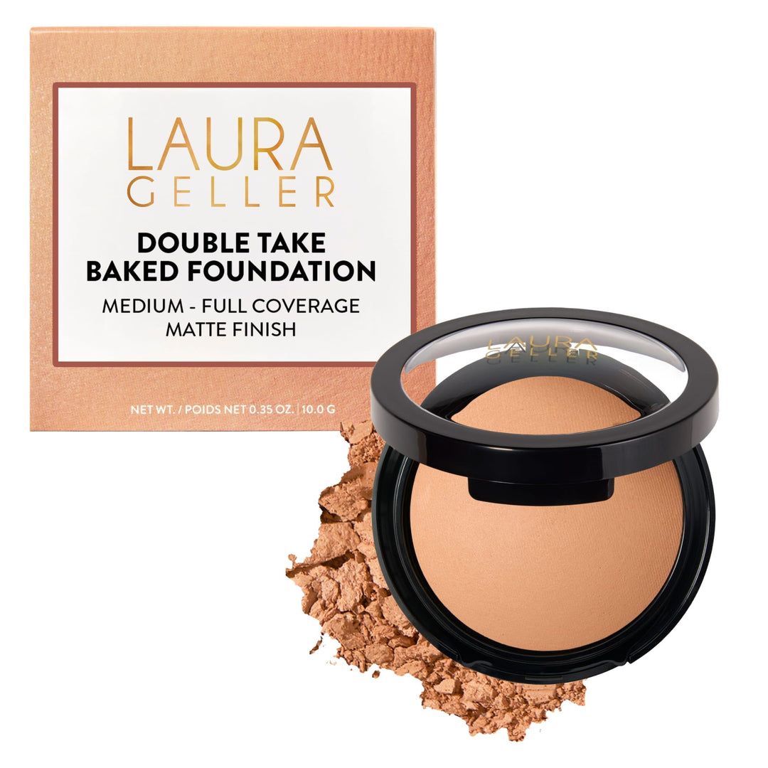 LAURA GELLER NEW YORK Baked Double Take Puder Makeup, Medium, Langanhaltende Make Up Puder Foundatio