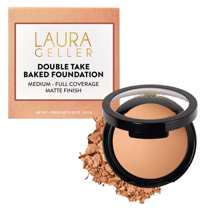 LAURA GELLER NEW YORK Baked Double Take Puder Makeup, Medium, Langanhaltende Make Up Puder Foundatio