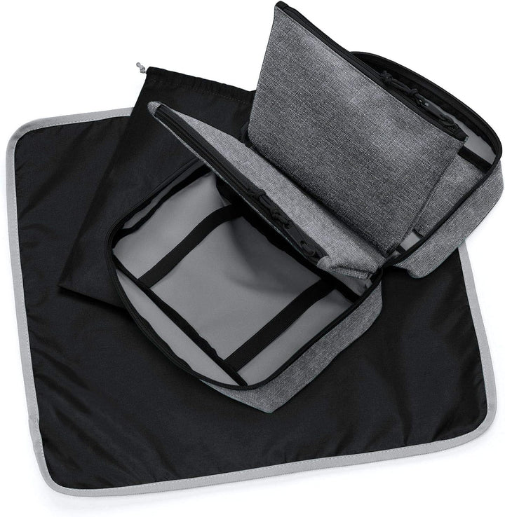 reisenthel babycase Windeltasche 24 x 15,5 x 10 cm/3 l / Polyester twist silver
