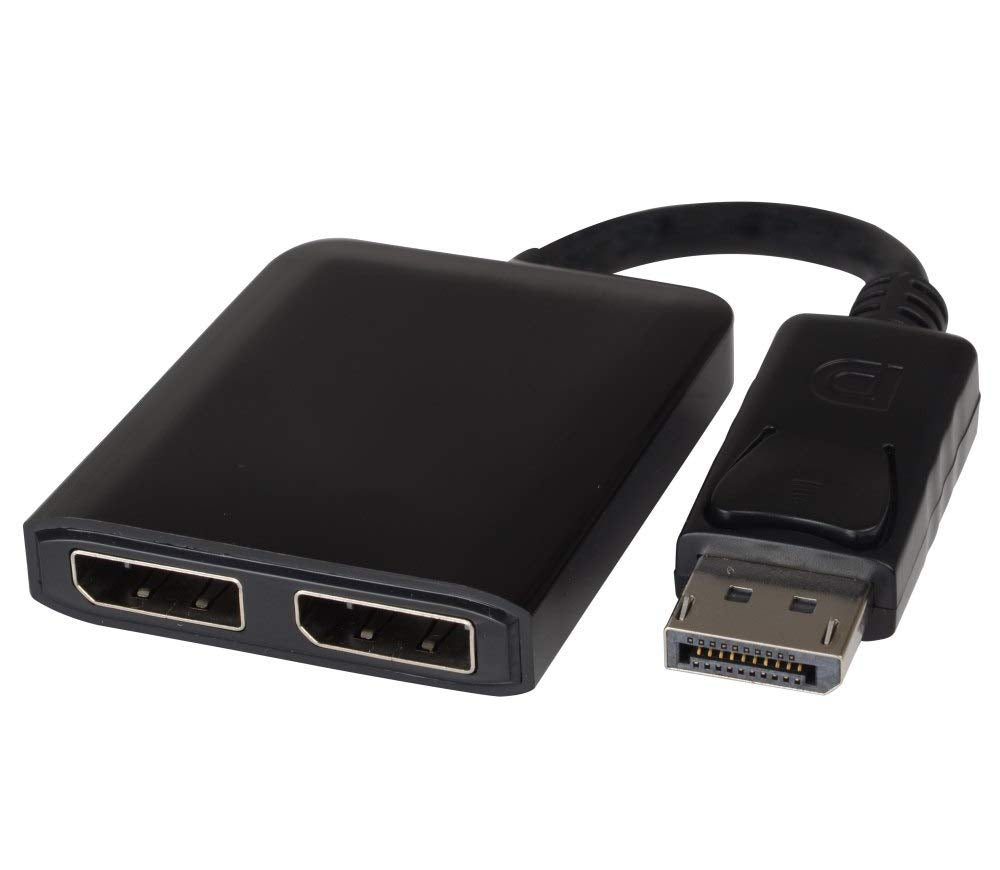 PremiumCord MST Adapter DisplayPort auf 2x DisplayPort, Extended + Mirror Function, Video 8K @ 60Hz