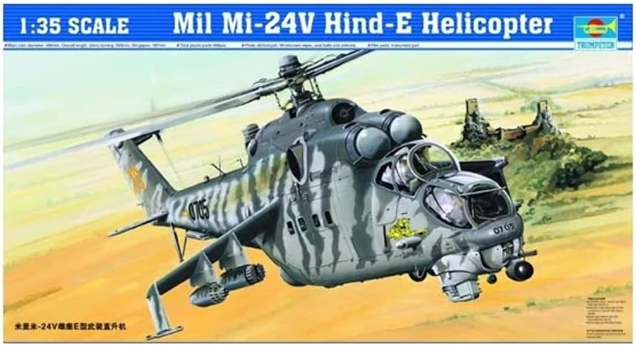 Trumpeter 05103 Modellbausatz Mil Mi-24 V Hind-E