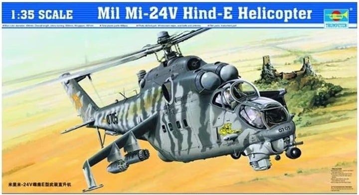 Trumpeter 05103 Modellbausatz Mil Mi-24 V Hind-E