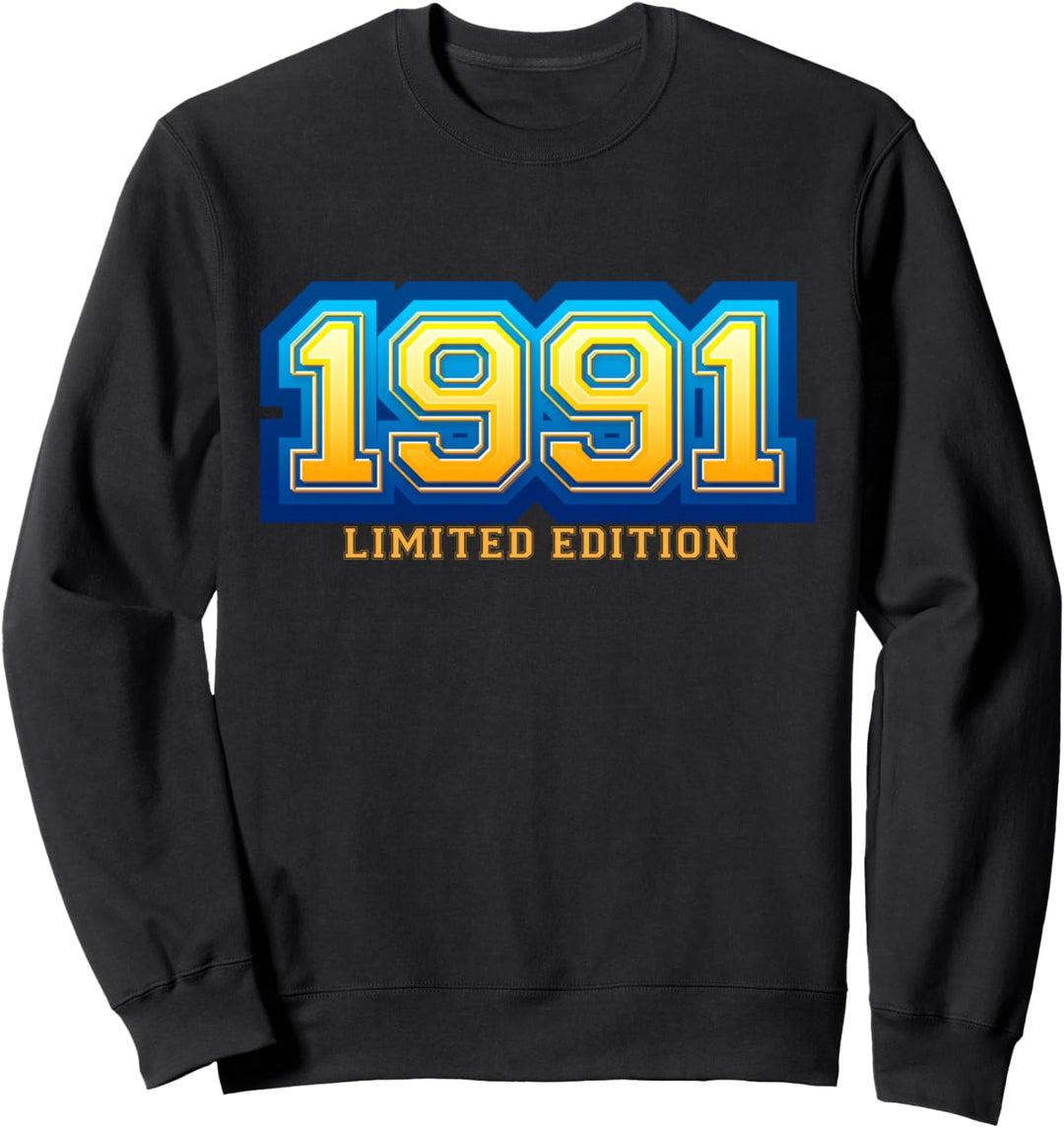 33. Geburtstag Mann Frau 33 Jahre 1991 Deko Lustig Geschenk Sweatshirt