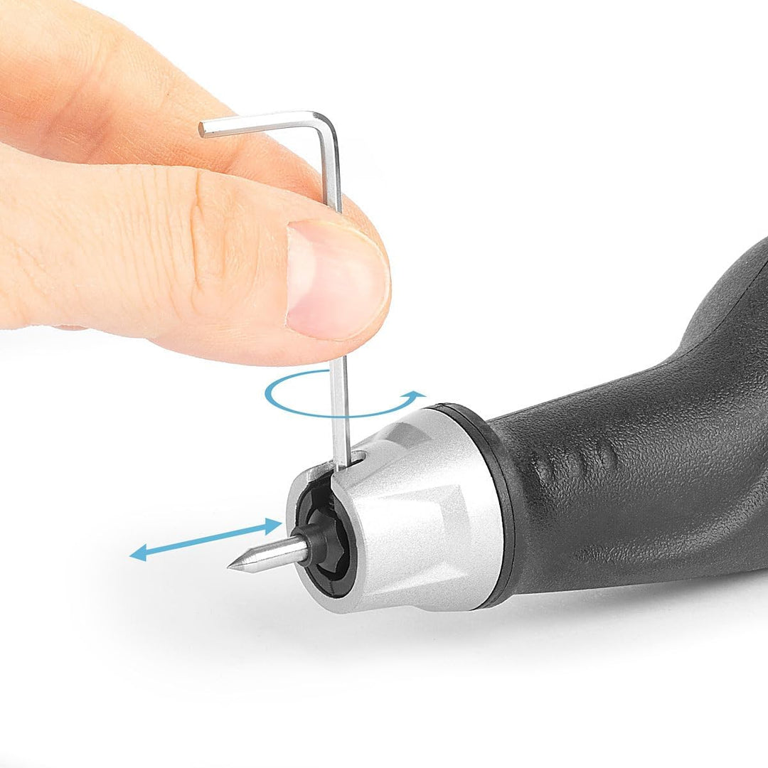 STAHLWERK Gravurmaschine GM-3600 ST mit 24 W elektrischer Gravierer | Gravurstift | Graviergerät | G