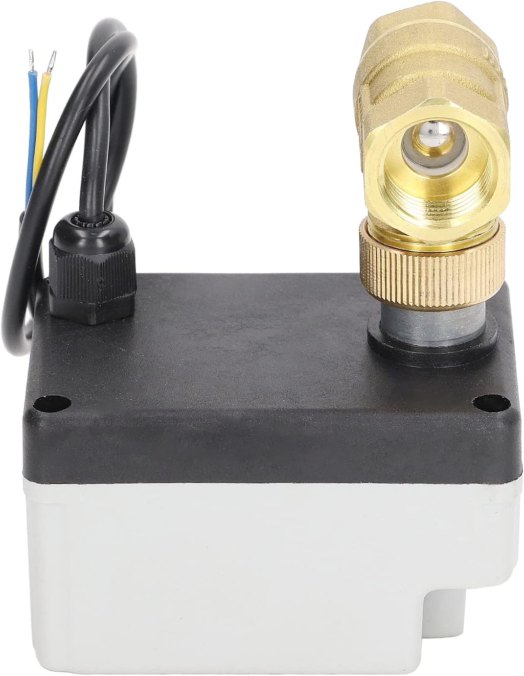 1/2" Motorisierter Kugelhahn, DN15 DC 12V-24V Messing, Normalerweise Geschlossener Kugelhahn mit 2-D