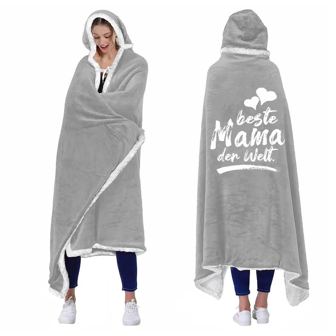 Muttertagsgeschenke für Mama, Decke mit ärmeln Geburtstagsgeschenk für Mama, Kuscheldecke mit ärmeln
