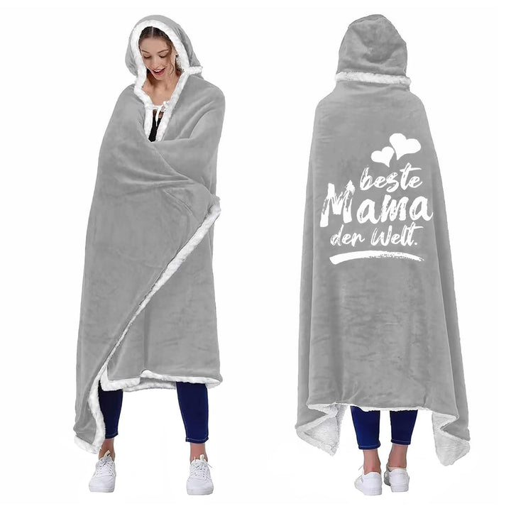 Muttertagsgeschenke für Mama, Decke mit ärmeln Geburtstagsgeschenk für Mama, Kuscheldecke mit ärmeln