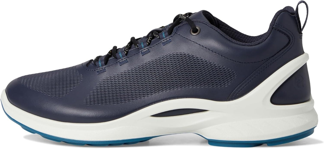 ECCO Herren BiomfjuelmSneaker 39 EU Blau Weiss, 39 EU Blau Weiss