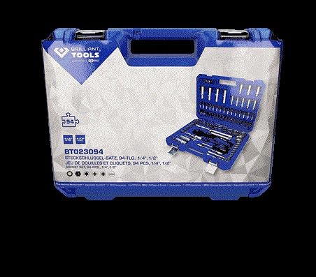 BRILLIANT TOOLS BT023094 Steckschlüssel-Satz, 94-tlg, 1/4", 1/2" [Powered by KS TOOLS] 94-tlg. 1/4"6