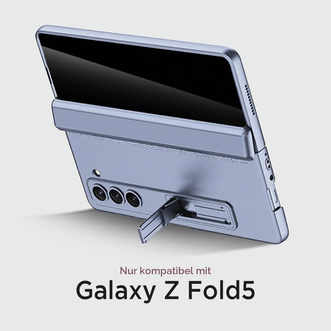 Miimall Kompatibel mit Samsung Galaxy Z Fold 5 Hülle mit Displayschutz Anti-Peeping+Magnetischer Sch