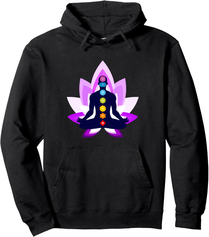 Namaste - Chakra-Meditation & Yoga Pullover Hoodie