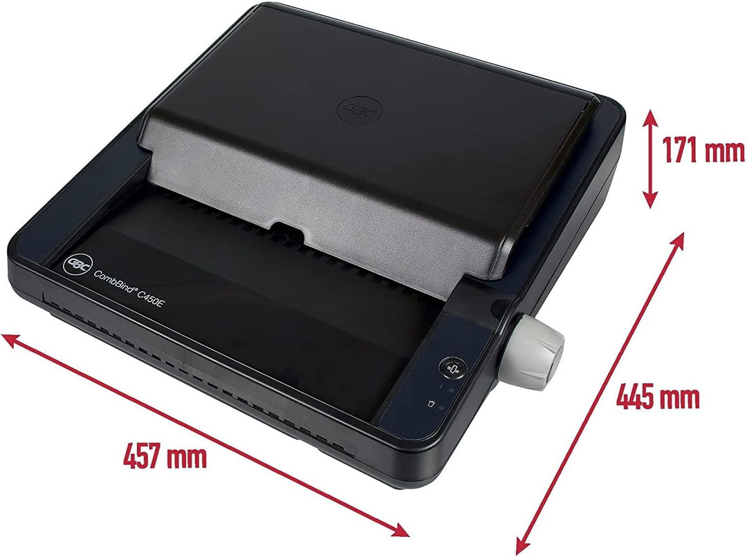 GBC CombBind C450E Bindegerät, elektrisch, mit automatischer Zentrierung