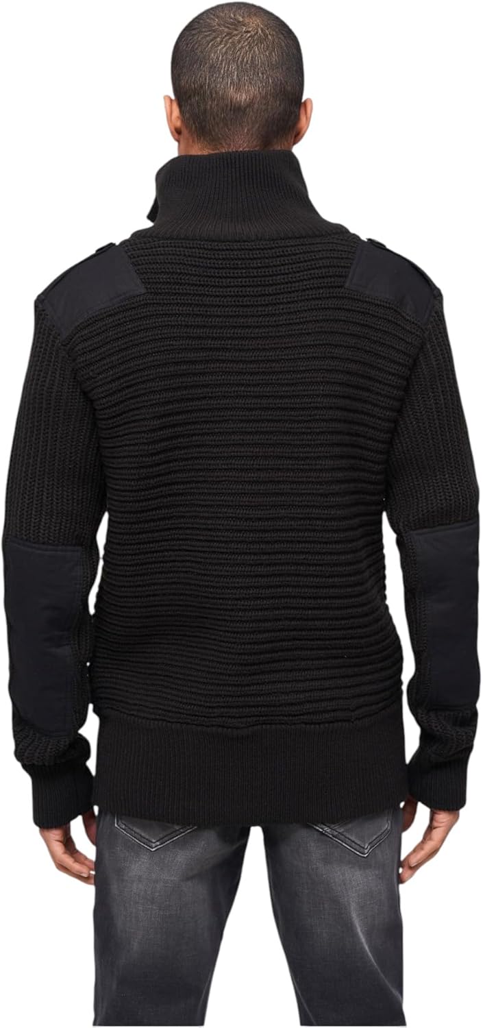 Brandit Alpine Pullover Männer Strickpullover Oliv Basics S Schwarz, S Schwarz