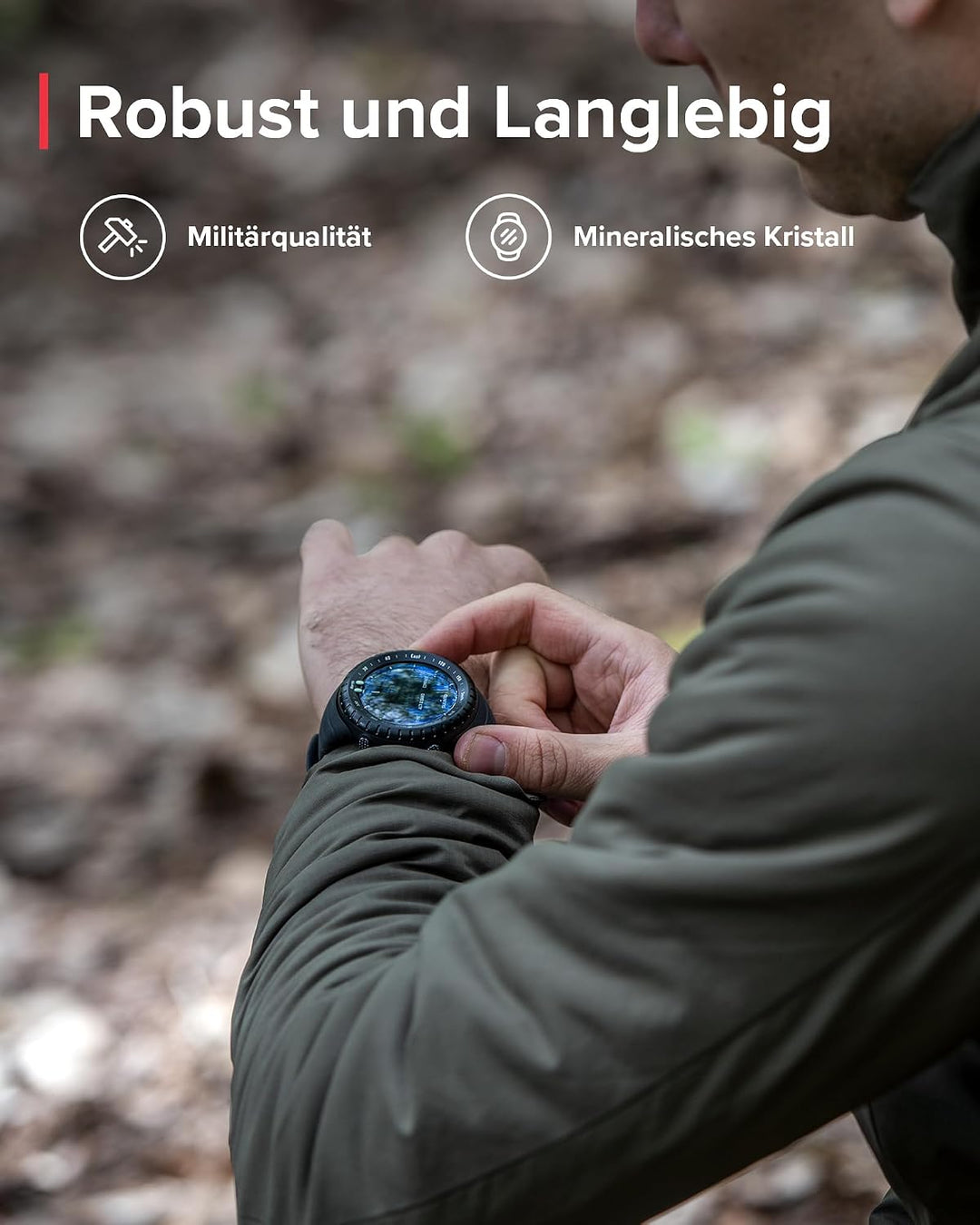 Suunto Core Outdoor-Uhr mit Höhenmesser, Barometer und