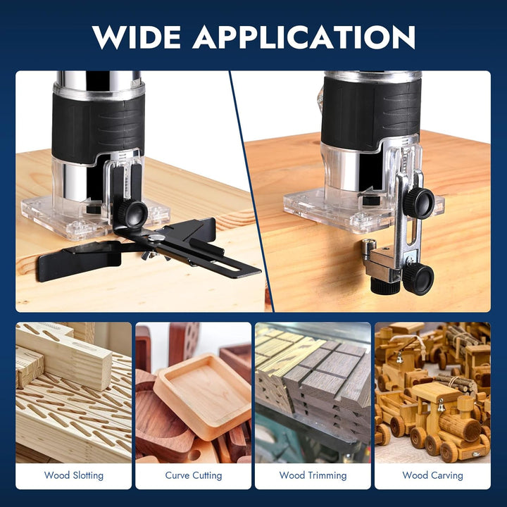 800W 6.5 amp Holzschneider Stabil Handheld Einstellbare Geschwindigkeit 2000-31000 U/min Kompaktes H